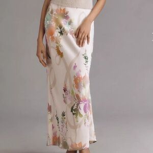 Anthropologie The Tilda Maxi Slip Skirt